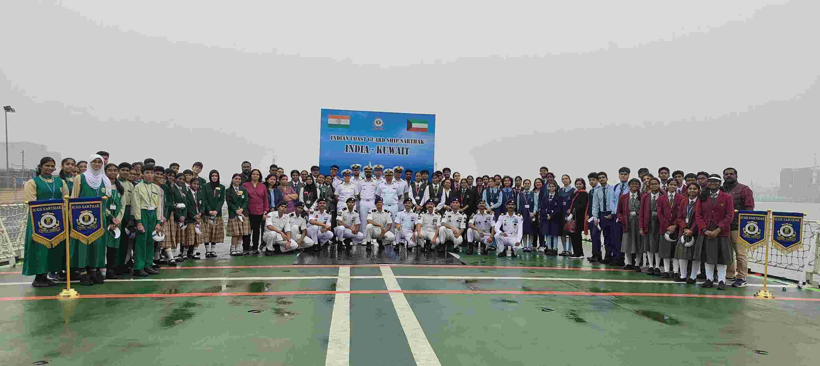 ICGS Sarthak Kuwait Port Visit
