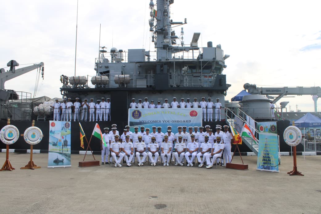 Indian Navy LCU Ships Colombo Visit