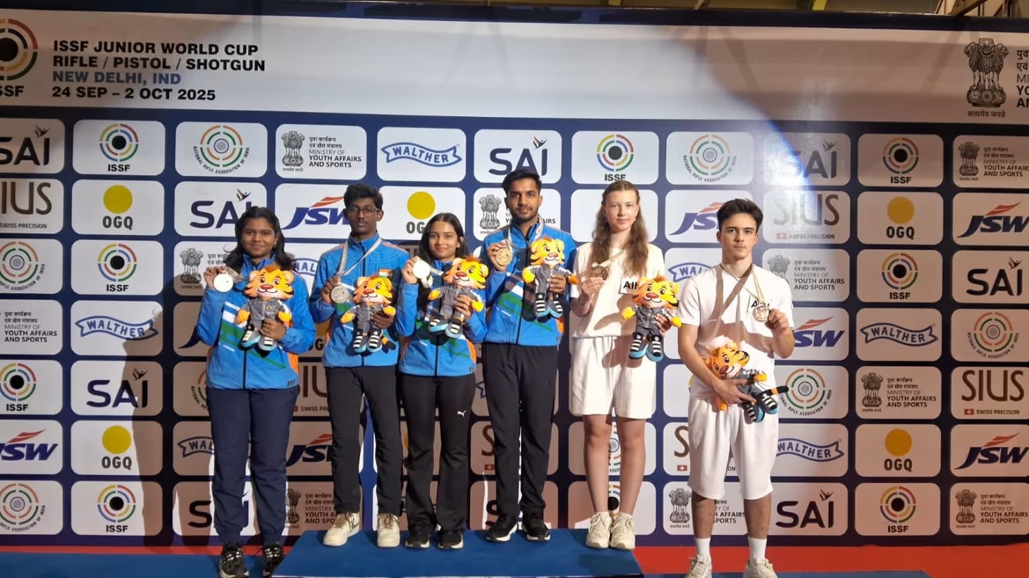 ISSF World Championship 2025 India Performance